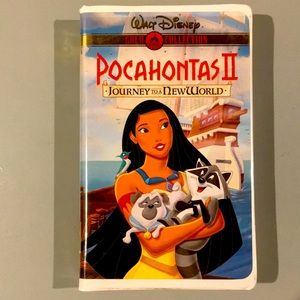 Walt Disney POCAHONTAS II JOURNEY TO A NEW WORLD GOLD COLLECTION VHS 19850